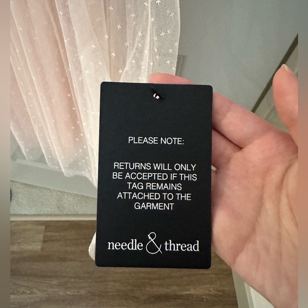 (NWT) NEEDLE & THREAD - BHLDN Florentina Ruffle Ankle Dress - Picture 4 of 8